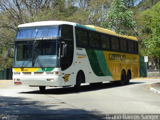 Empresa Gontijo de Transportes 15415 na cidade de São Paulo, São Paulo, Brasil, por Bruno Barros Sanger. ID da foto: 627047.