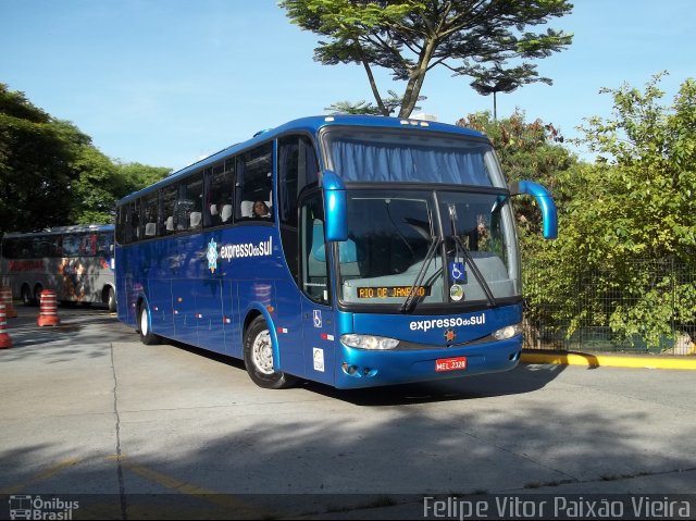 Expresso do Sul 2328 na cidade de São Paulo, São Paulo, Brasil, por Felipe Vitor Paixão Vieira. ID da foto: 626923.