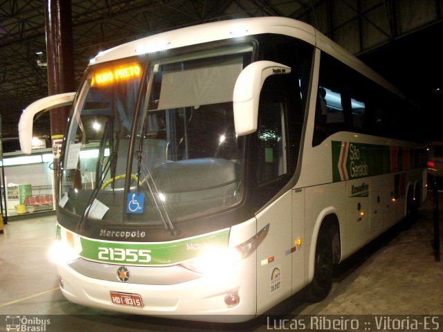 Cia. São Geraldo de Viação 21355 na cidade de Vitória, Espírito Santo, Brasil, por Lucas  Ribeiro. Número da foto: #628237.