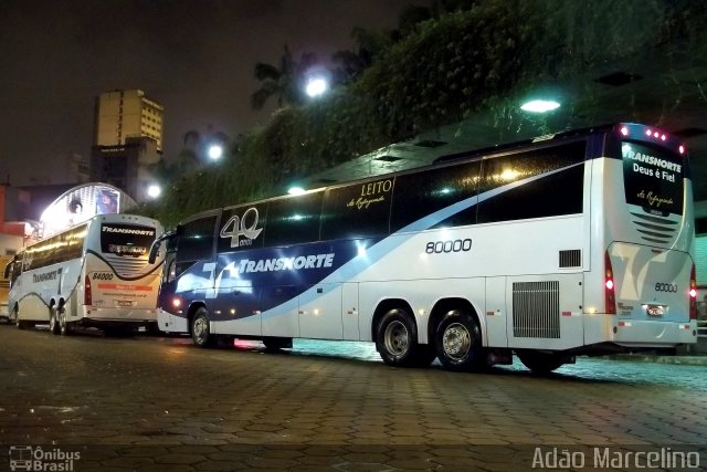 Transnorte - Transporte e Turismo Norte de Minas 80000 na cidade de Belo Horizonte, Minas Gerais, Brasil, por Adão Raimundo Marcelino. Número da foto: #630596.
