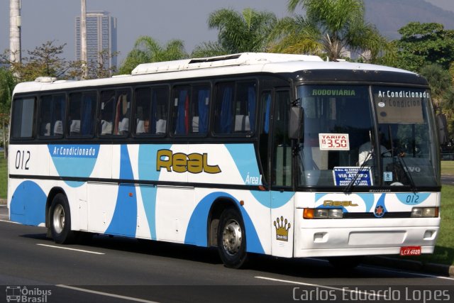 Real Auto Ônibus 012 na cidade de Rio de Janeiro, Rio de Janeiro, Brasil, por Carlos Eduardo Lopes. Número da foto: #630498.