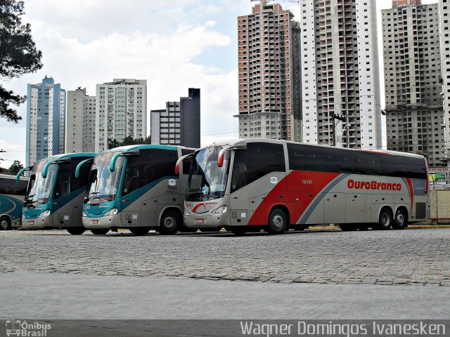 Viação Ouro Branco 16161 na cidade de Curitiba, Paraná, Brasil, por Wagner Domingos Ivanesken. Número da foto: #629756.