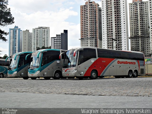 Viação Ouro Branco 16161 na cidade de Curitiba, Paraná, Brasil, por Wagner Domingos Ivanesken. ID da foto: 629756.