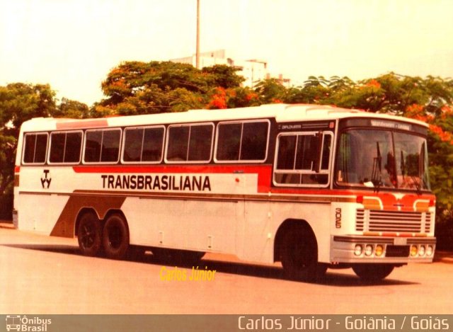 Transbrasiliana Transportes e Turismo 3025 na cidade de Goiânia, Goiás, Brasil, por Carlos Júnior. ID da foto: 630810.