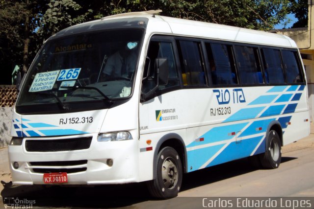 Rio Ita RJ 152.313 na cidade de Tanguá, Rio de Janeiro, Brasil, por Carlos Eduardo Lopes. ID da foto: 631738.