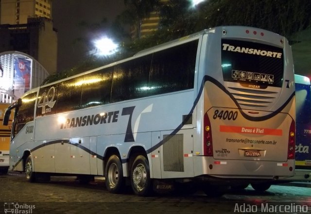 Transnorte - Transporte e Turismo Norte de Minas 84000 na cidade de Belo Horizonte, Minas Gerais, Brasil, por Adão Raimundo Marcelino. Número da foto: #634027.