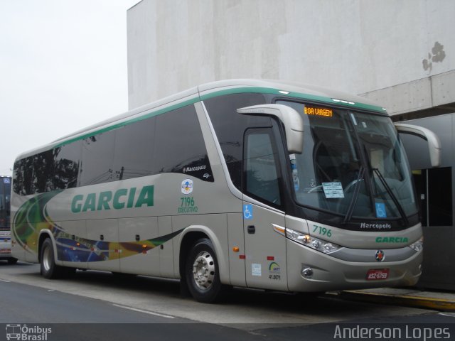Viação Garcia 7196 na cidade de Campinas, São Paulo, Brasil, por Anderson Lopes. Número da foto: #633340.