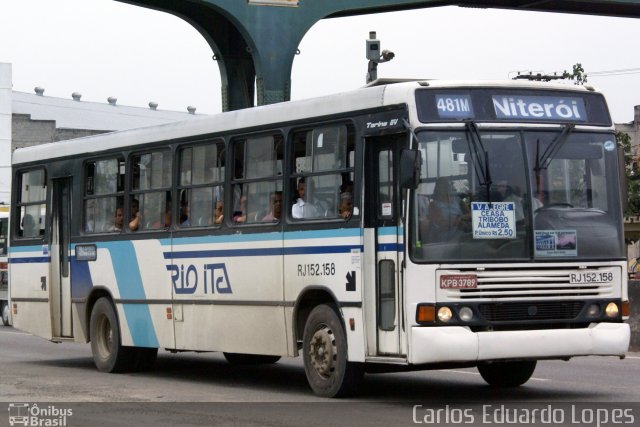 Rio Ita RJ 152.158 na cidade de São Gonçalo, Rio de Janeiro, Brasil, por Carlos Eduardo Lopes. Número da foto: #632425.