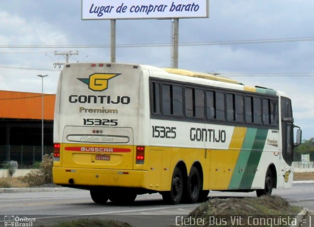 Empresa Gontijo de Transportes 15325 na cidade de Vitória da Conquista, Bahia, Brasil, por Cleber Bus. ID da foto: 635297.