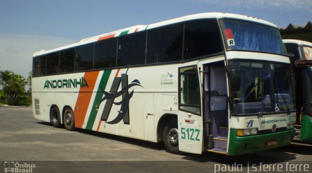 Empresa de Transportes Andorinha 5122 na cidade de Presidente Prudente, São Paulo, Brasil, por Paulo J. S. Ferre. Número da foto: #636699.