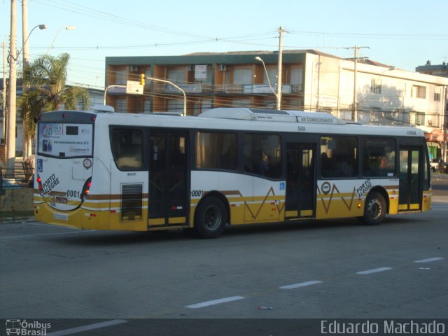 Companhia Carris Porto-Alegrense 0001 na cidade de Porto Alegre, Rio Grande do Sul, Brasil, por Eduardo Machado. ID da foto: 637023.