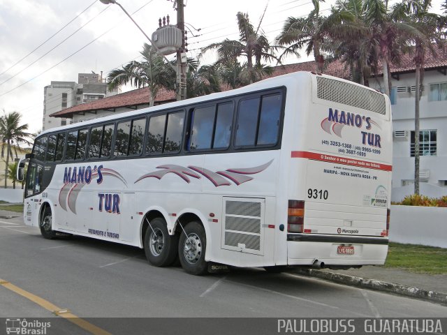 Mano's Tur 9310 na cidade de Guaratuba, Paraná, Brasil, por Paulobuss  Guaratuba. Número da foto: #636271.