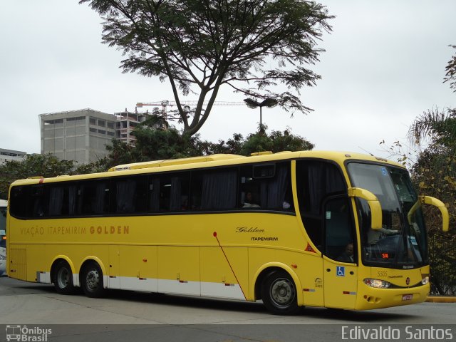Viação Itapemirim 5505 na cidade de São Paulo, São Paulo, Brasil, por Edivaldo Santos. Número da foto: #637733.