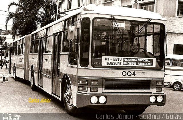 Transurb EBTU 004 na cidade de Goiânia, Goiás, Brasil, por Carlos Júnior. ID da foto: 638135.