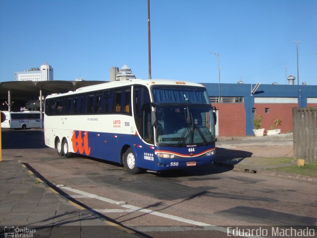 TTL Transporte Turismo 550 na cidade de Porto Alegre, Rio Grande do Sul, Brasil, por Eduardo Machado. Número da foto: #638733.