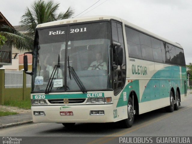 Oletur Transportadora Turística 620 na cidade de Guaratuba, Paraná, Brasil, por Paulobuss  Guaratuba. ID da foto: 639499.