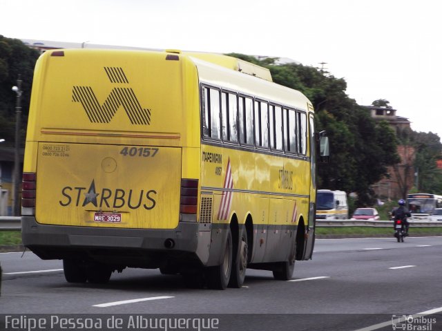 Viação Itapemirim 40157 na cidade de Salvador, Bahia, Brasil, por Felipe Pessoa de Albuquerque. Número da foto: #639853.