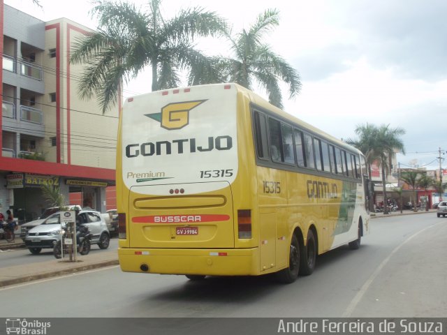 Empresa Gontijo de Transportes 15315 na cidade de Montes Claros, Minas Gerais, Brasil, por Andre Ferreira de Souza. Número da foto: #640813.
