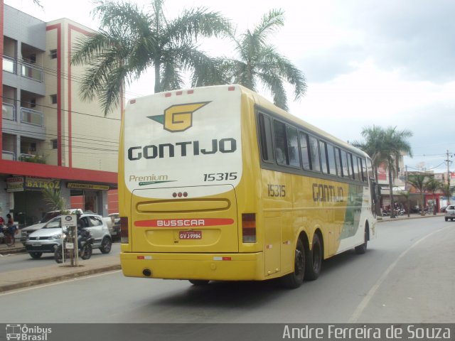 Empresa Gontijo de Transportes 15315 na cidade de Montes Claros, Minas Gerais, Brasil, por Andre Ferreira de Souza. ID da foto: 640813.