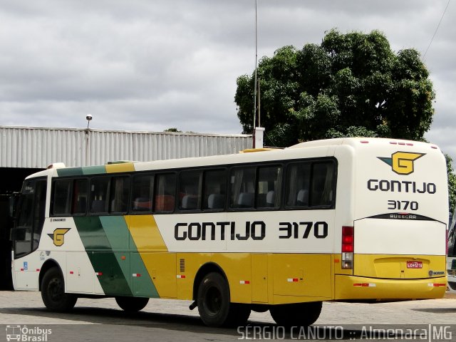 Empresa Gontijo de Transportes 3170 na cidade de Almenara, Minas Gerais, Brasil, por Sérgio Augusto Braga Canuto. Número da foto: #641090.