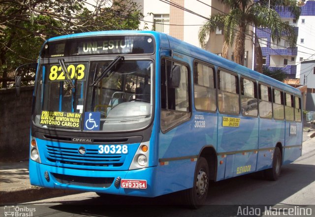 Auto Omnibus Nova Suissa 30328 na cidade de Belo Horizonte, Minas Gerais, Brasil, por Adão Raimundo Marcelino. ID da foto: 640870.