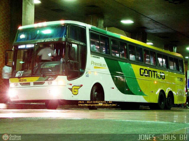 Empresa Gontijo de Transportes 15315 na cidade de Belo Horizonte, Minas Gerais, Brasil, por Jones Bh. ID da foto: 596351.