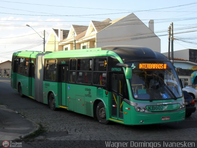 Viação Tamandaré KB602 na cidade de Curitiba, Paraná, Brasil, por Wagner Domingos Ivanesken. ID da foto: 596866.