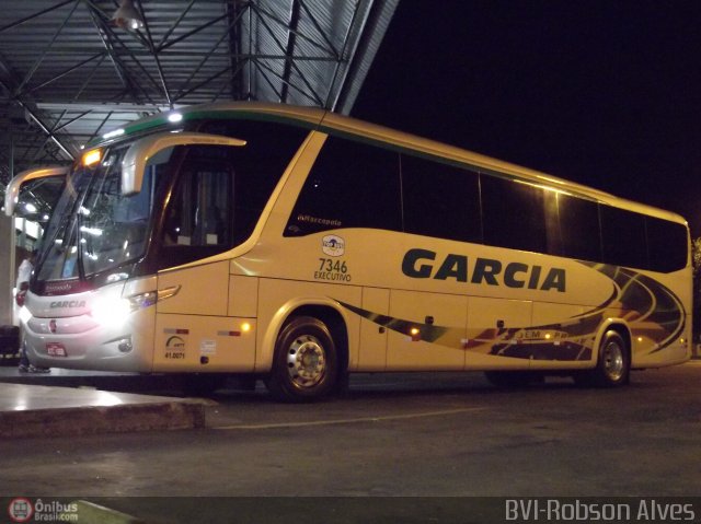 Viação Garcia 7346 na cidade de Paranavaí, Paraná, Brasil, por Robson Alves. ID da foto: 597207.