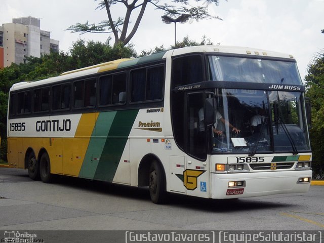 Empresa Gontijo de Transportes 15835 na cidade de São Paulo, São Paulo, Brasil, por Gustavo Tavares. ID da foto: 642056.