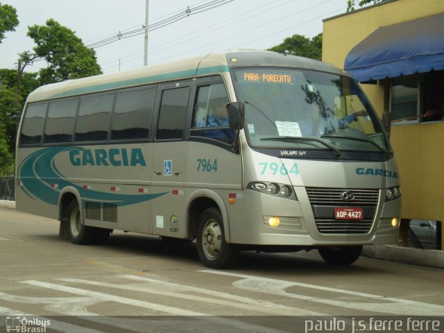 Viação Garcia 7964 na cidade de Maringá, Paraná, Brasil, por Paulo J. S. Ferre. ID da foto: 641410.