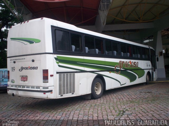 Viação Graciosa 119 na cidade de Joinville, Santa Catarina, Brasil, por Paulobuss  Guaratuba. ID da foto: 642266.