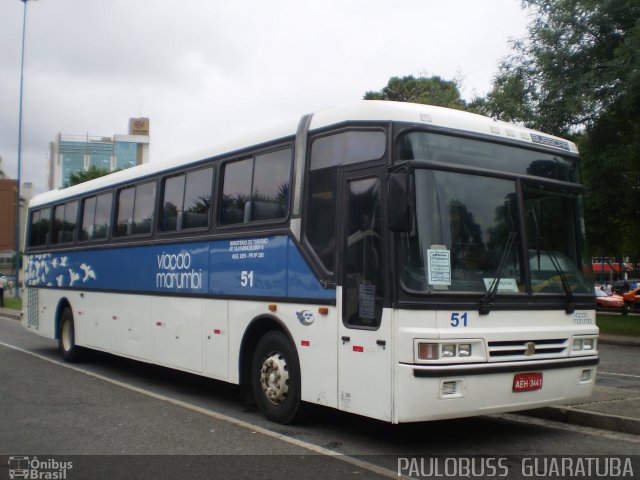 Viação Marumbi 51 na cidade de Curitiba, Paraná, Brasil, por Paulobuss  Guaratuba. ID da foto: 642290.