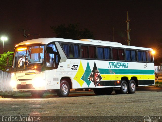 Viação Transpiauí 463 na cidade de Teresina, Piauí, Brasil, por Carlos Aguiar ®. ID da foto: 641884.