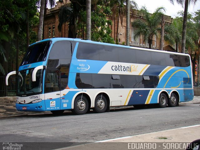 Cattani Sul Transportes e Turismo 11650 na cidade de São Paulo, São Paulo, Brasil, por EDUARDO - SOROCABUS. Número da foto: #644223.