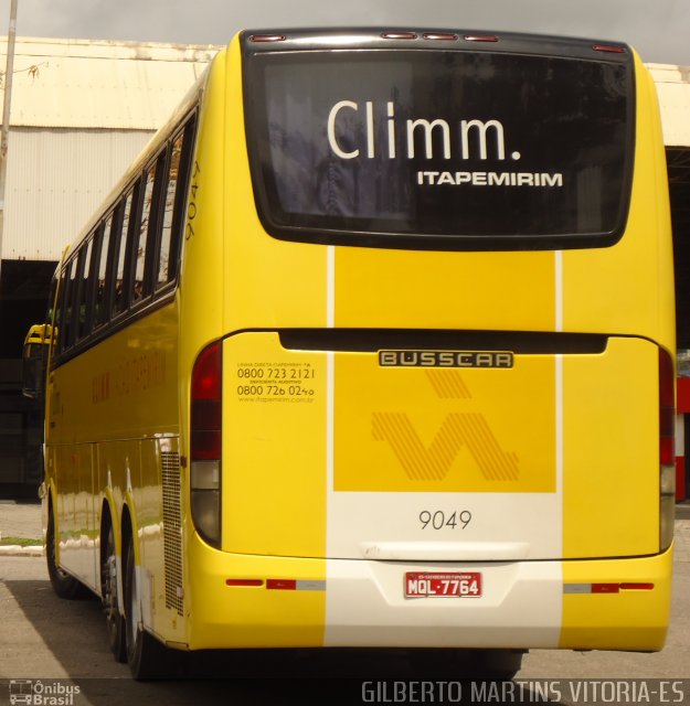 Viação Itapemirim 9049 na cidade de Vitória, Espírito Santo, Brasil, por Gilberto Martins. ID da foto: 644279.