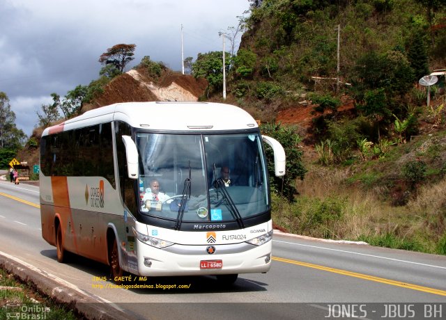 Viação Cidade do Aço RJ 174.024 na cidade de Caeté, Minas Gerais, Brasil, por Jones Bh. Número da foto: #643622.