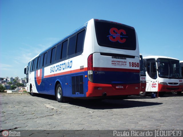 Viação São Cristóvão 1850 na cidade de Divinópolis, Minas Gerais, Brasil, por Paulo Ricardo. Número da foto: #598003.