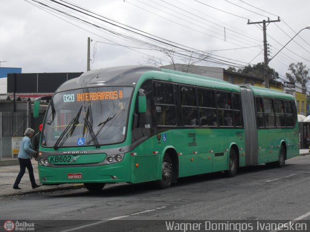 Viação Tamandaré KB602 na cidade de Curitiba, Paraná, Brasil, por Wagner Domingos Ivanesken. Número da foto: #597761.
