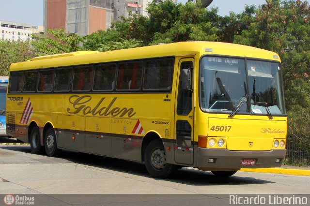 Viação Itapemirim 45017 na cidade de São Paulo, São Paulo, Brasil, por Ricardo Liberino. ID da foto: 598314.