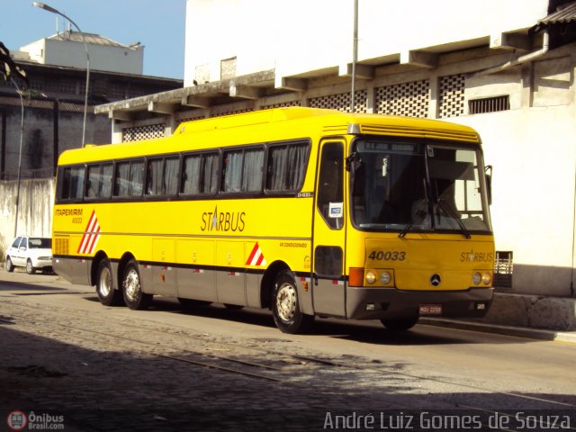 Viação Itapemirim 40033 na cidade de Rio de Janeiro, Rio de Janeiro, Brasil, por André Luiz Gomes de Souza. ID da foto: 598345.