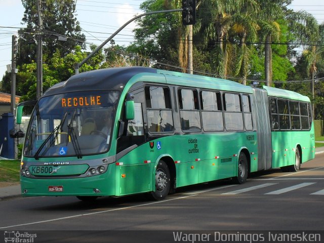 Viação Tamandaré KB600 na cidade de Curitiba, Paraná, Brasil, por Wagner Domingos Ivanesken. Número da foto: #599294.