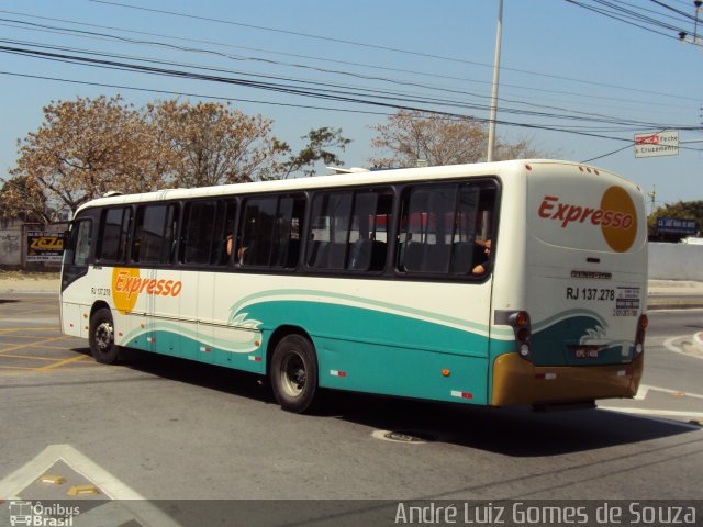 Expresso Mangaratiba RJ 137.278 na cidade de Itaguaí, Rio de Janeiro, Brasil, por André Luiz Gomes de Souza. ID da foto: 599670.