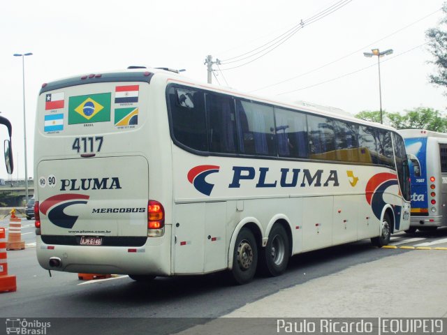 Pluma Conforto e Turismo 4117 na cidade de São Paulo, São Paulo, Brasil, por Paulo Ricardo. Número da foto: #599622.