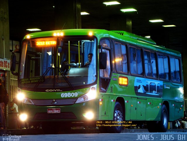 Viação Santa Edwiges 69809 na cidade de Belo Horizonte, Minas Gerais, Brasil, por Jones Bh. Número da foto: #600252.