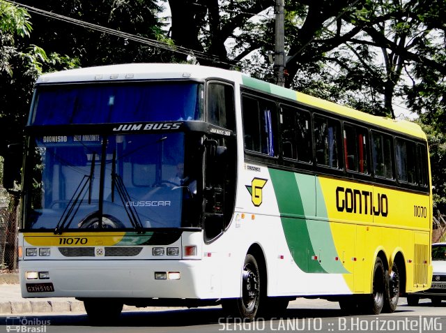 Empresa Gontijo de Transportes 11070 na cidade de Belo Horizonte, Minas Gerais, Brasil, por Sérgio Augusto Braga Canuto. Número da foto: #601206.