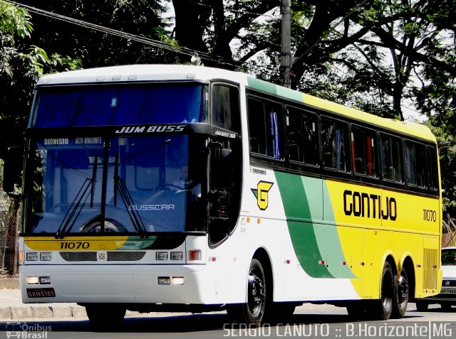 Empresa Gontijo de Transportes 11070 na cidade de Belo Horizonte, Minas Gerais, Brasil, por Sérgio Augusto Braga Canuto. ID da foto: 601206.