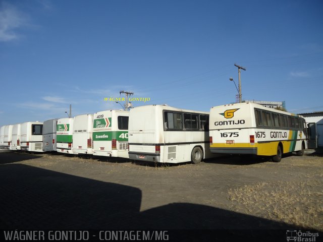 Empresa Gontijo de Transportes 1675 na cidade de Contagem, Minas Gerais, Brasil, por Wagner Gontijo Várzea da Palma-mg. Número da foto: #601945.