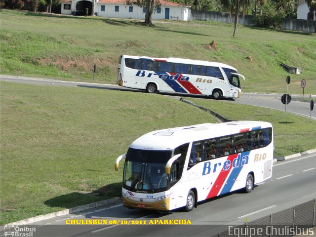 Breda Rio 3730 na cidade de Aparecida, São Paulo, Brasil, por Paulo Roberto Chulis. Número da foto: #606077.