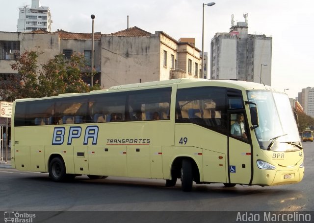 BPA Transportes 49 na cidade de Belo Horizonte, Minas Gerais, Brasil, por Adão Raimundo Marcelino. Número da foto: #606349.