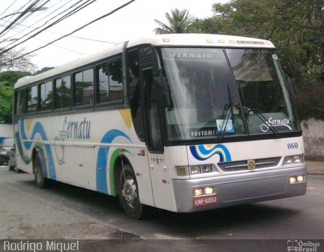 Fernatu Transportes e Turismo 060 na cidade de Rio de Janeiro, Rio de Janeiro, Brasil, por Rodrigo Miguel. ID da foto: 605806.